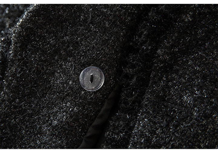 Plissiertes Oberteil mit ausgestellten Ärmeln und Maxirock-Set mit Taillengürtel – Rosiny 