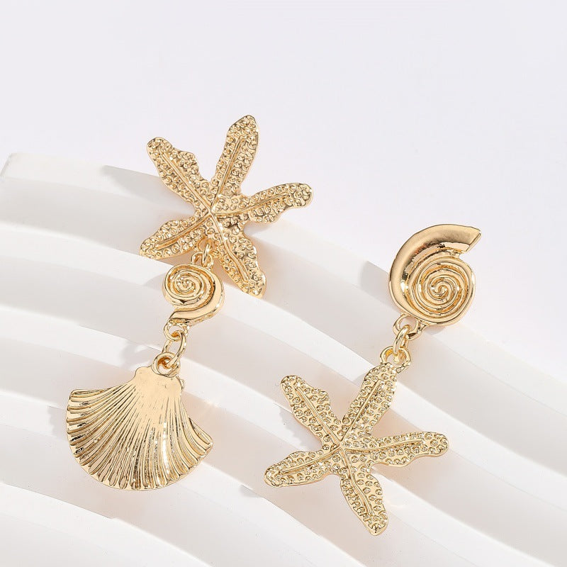 多彩链项链，带有珐琅海洋饰物 - CORALIA 