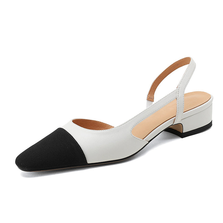 slingback pumps with contrast cap toe – CELINEDKI