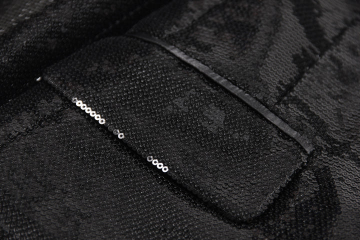 Geplooide top met uitlopende mouwen en maxi-rok set met tailleband – Rosiny 