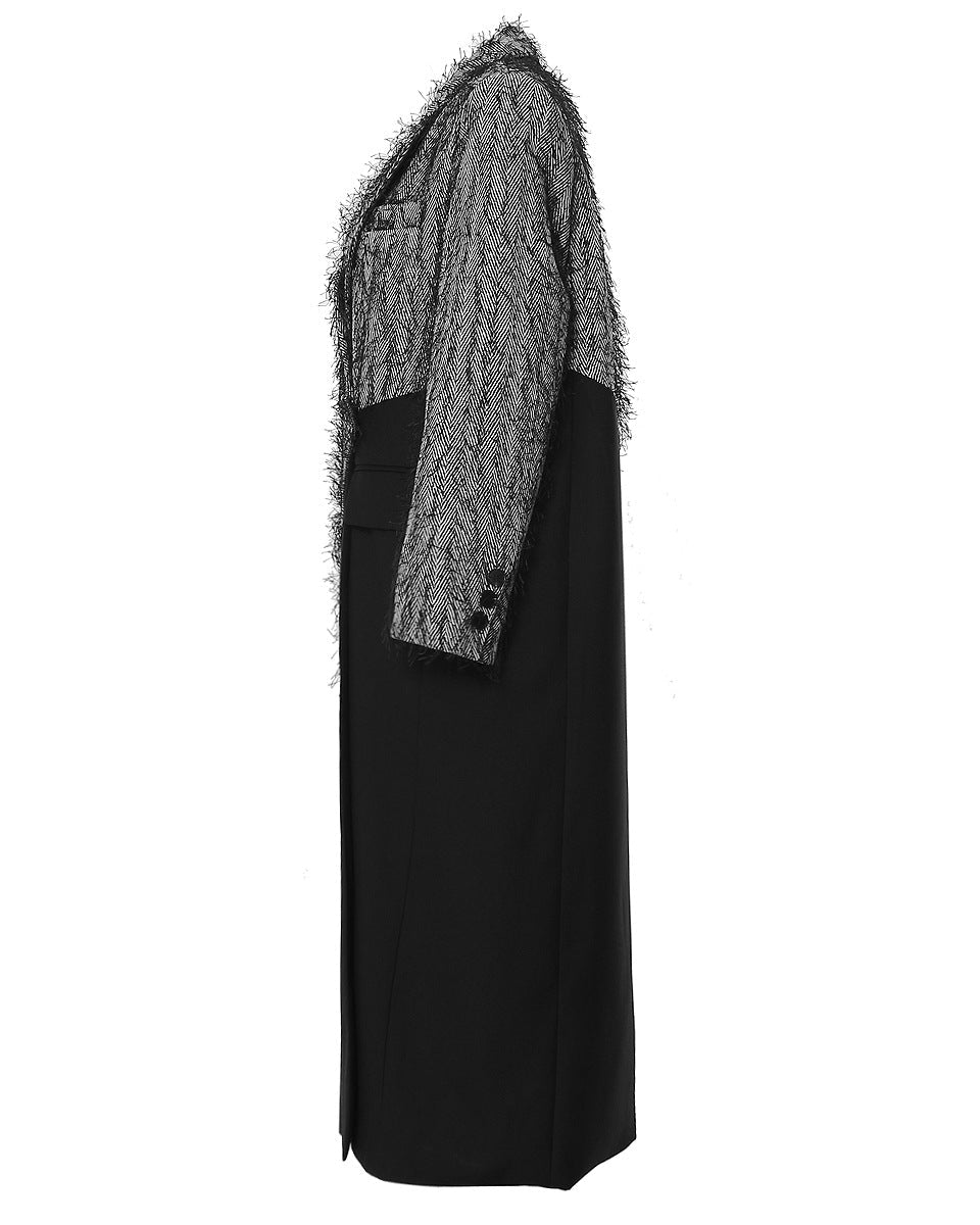 long blazer with contrast star panel – BASTRIND