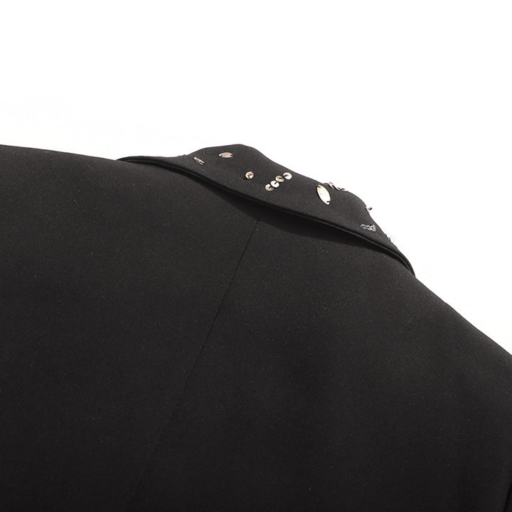 embellished tailored blazer with sequin details – ASTRID