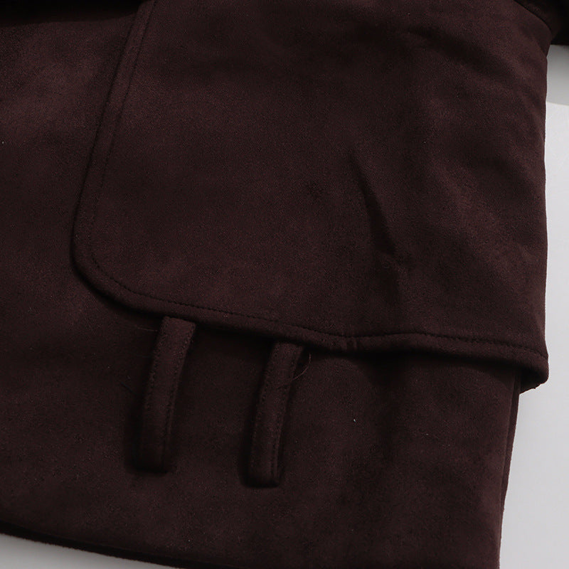 cropped trench jacket with belted waist – SIENNA