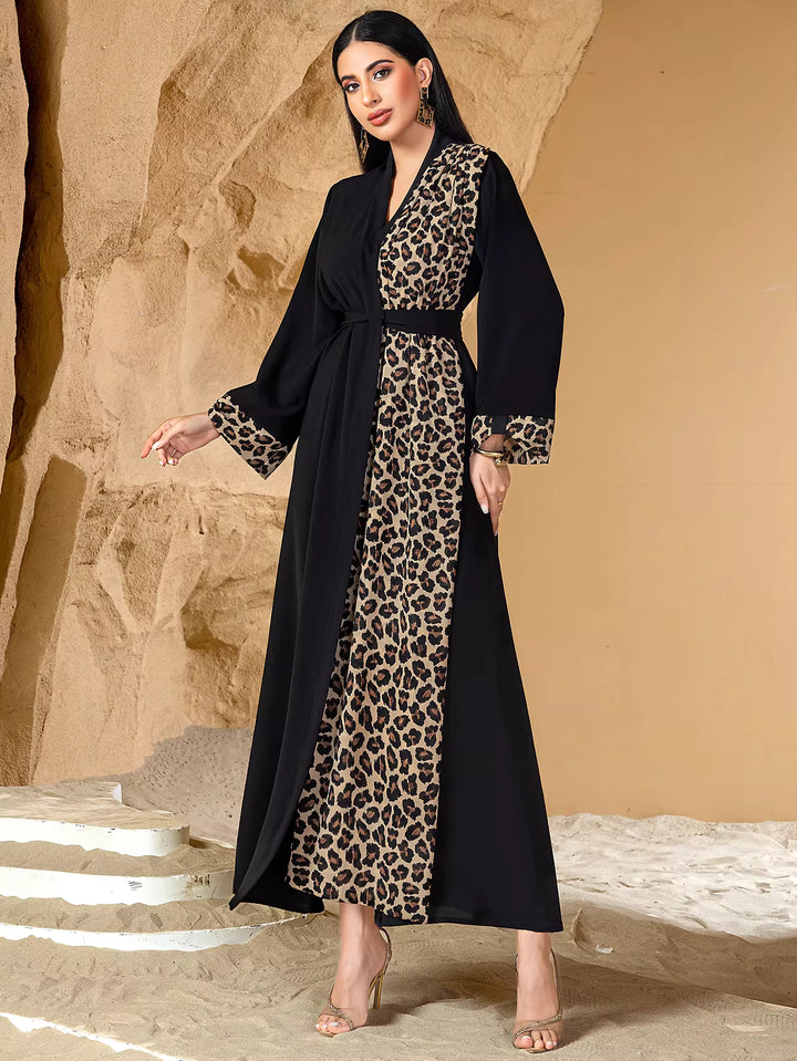 Long-Sleeve Minimalist Maxi Dress – VIRENA