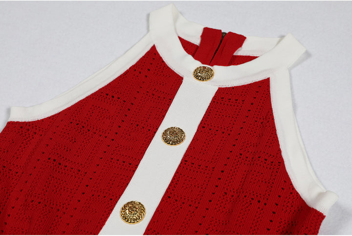 Geplooide top met uitlopende mouwen en maxi-rok set met tailleband – Rosiny 