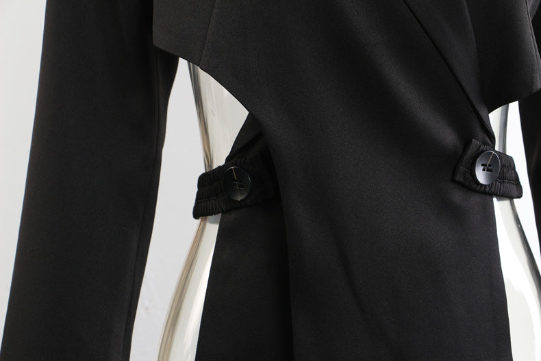 جاكيت بليزر مصمم خصيصًا بكتفين مكشوفتين - عاجي