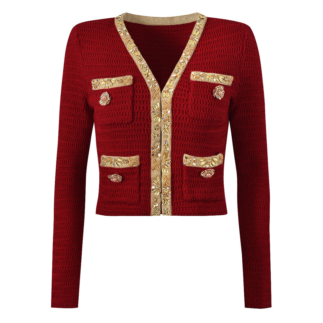 Haut à manches évasées plissées et ensemble jupe longue avec ceinture à la taille – Rosiny 