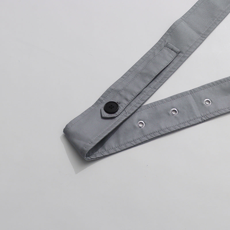 Plissiertes Oberteil mit ausgestellten Ärmeln und Maxirock-Set mit Taillengürtel – Rosiny 