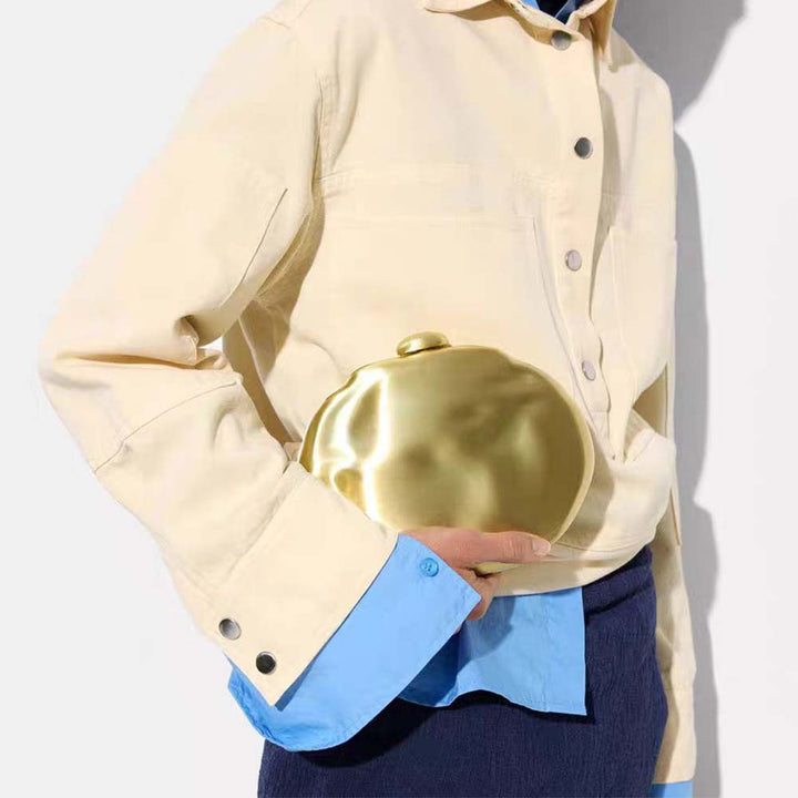 geweven rieten draagtas met dubbele leren handvatten – LÉONIE 