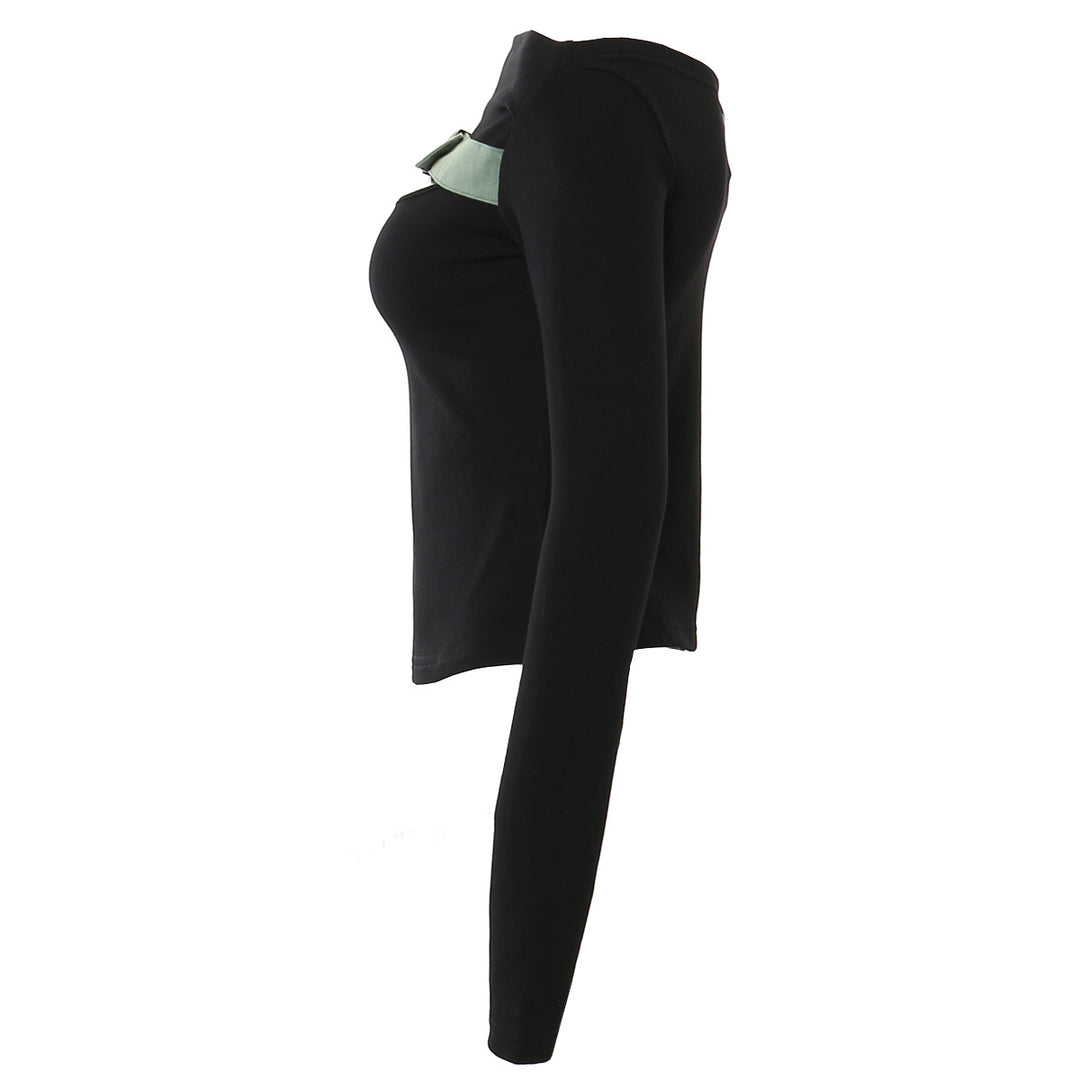 Haut à manches évasées plissées et ensemble jupe longue avec ceinture à la taille – Rosiny 