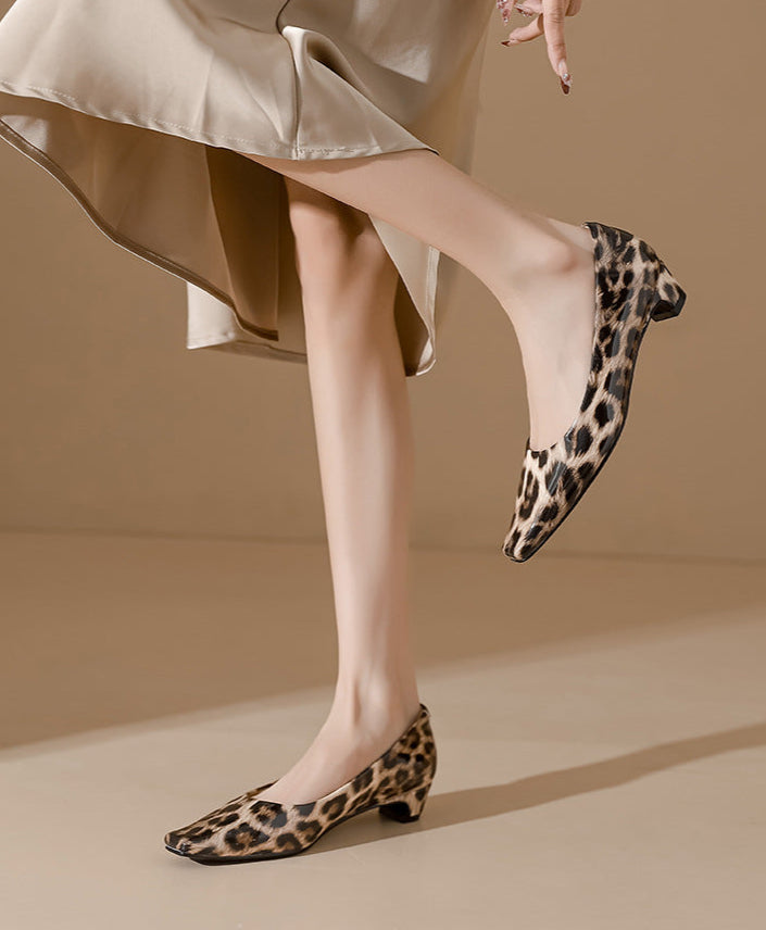 low-heel pumps with square toe - CELINALO