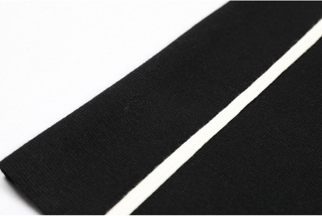 Geplooide top met uitlopende mouwen en maxi-rok set met tailleband – Rosiny 