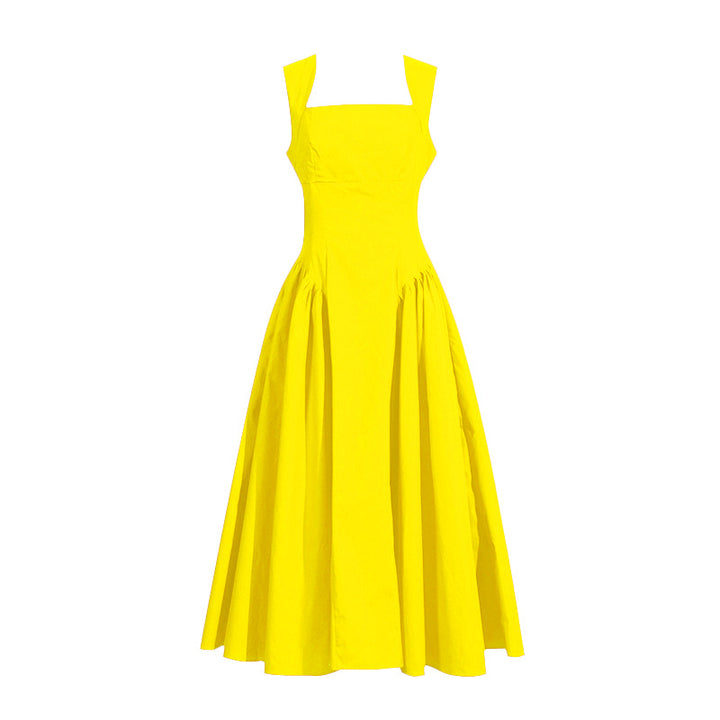 Haut à manches évasées plissées et ensemble jupe longue avec ceinture à la taille – Rosiny 