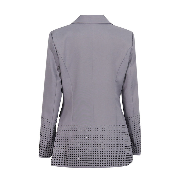 Plissiertes Oberteil mit ausgestellten Ärmeln und Maxirock-Set mit Taillengürtel – Rosiny 