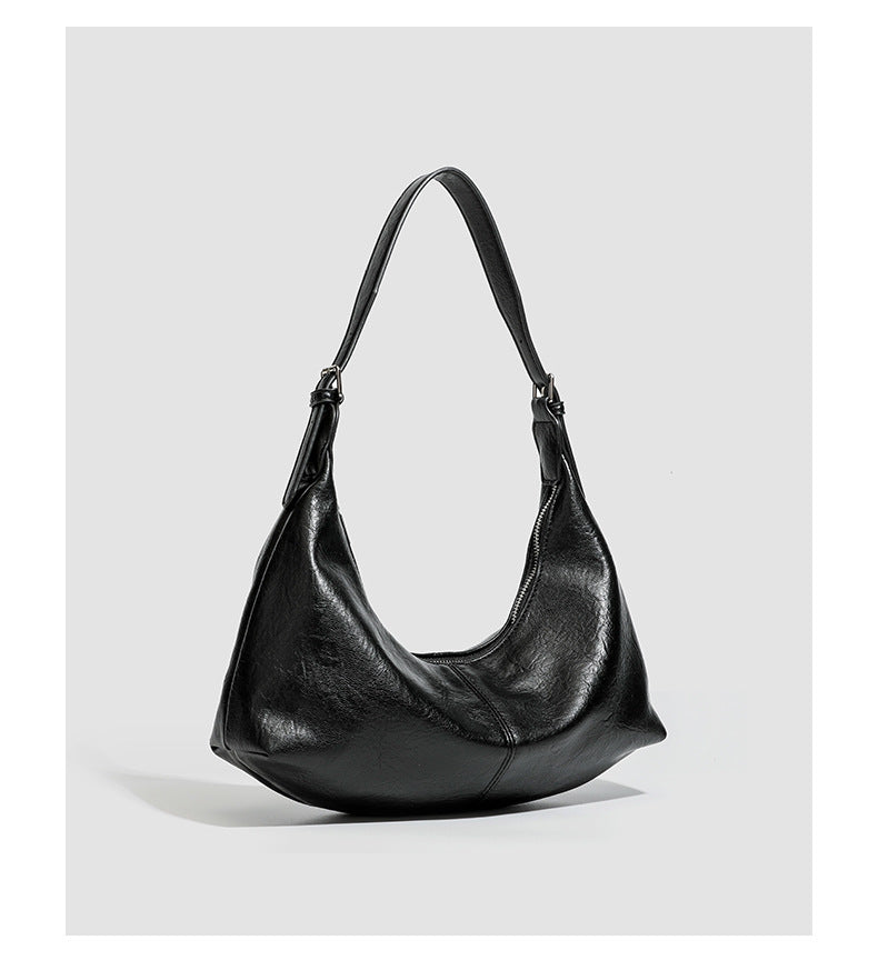 gewebte Rattan-Tragetasche mit doppelten Ledergriffen – LÉONIE 