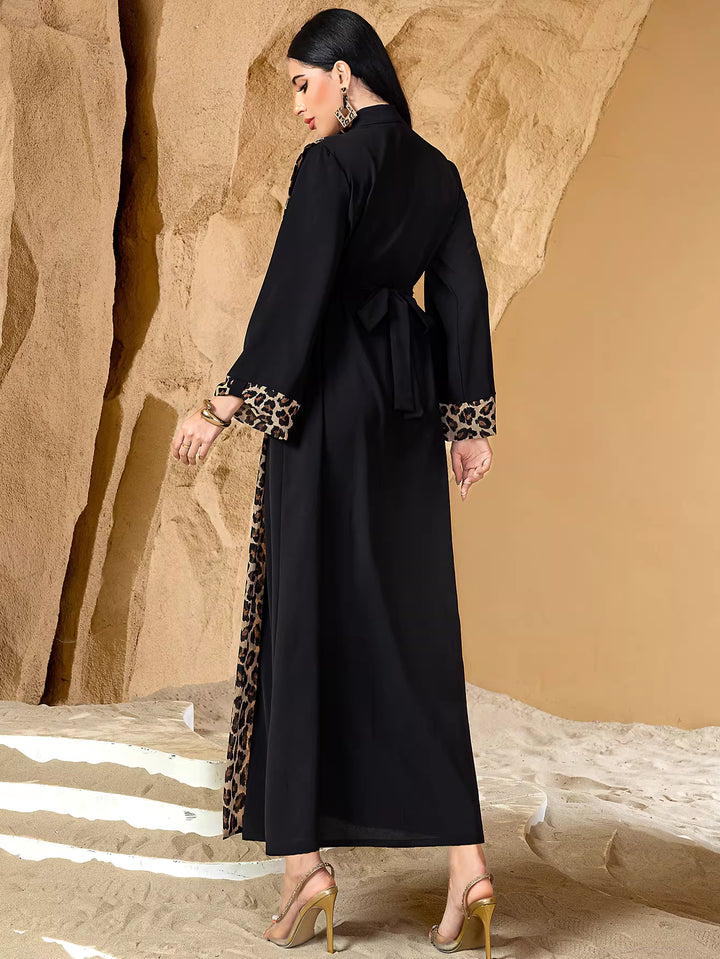 Long-Sleeve Minimalist Maxi Dress – VIRENA