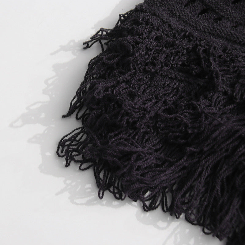 Haut à manches évasées plissées et ensemble jupe longue avec ceinture à la taille – Rosiny 