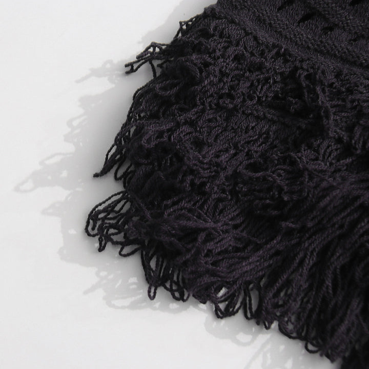 Haut à manches évasées plissées et ensemble jupe longue avec ceinture à la taille – Rosiny 