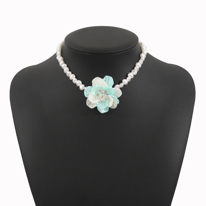 veelkleurige ketting met emaille zee bedels - CORALIA 