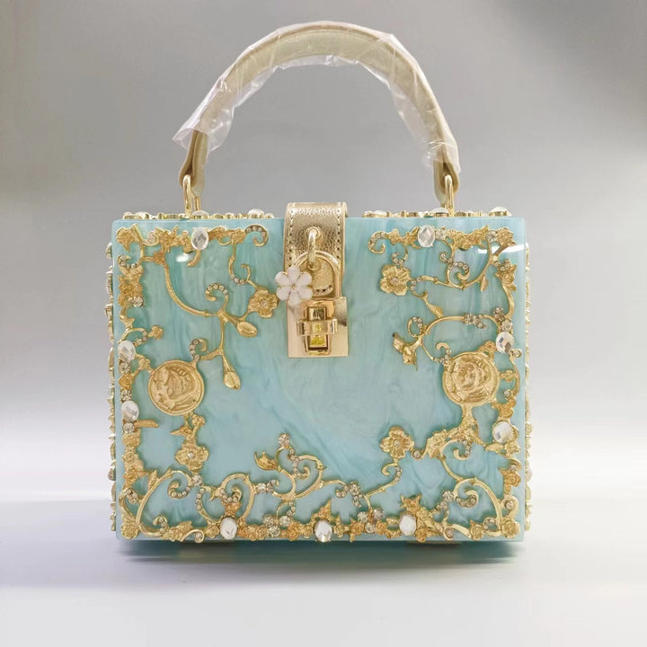 geweven rieten draagtas met dubbele leren handvatten – LÉONIE 