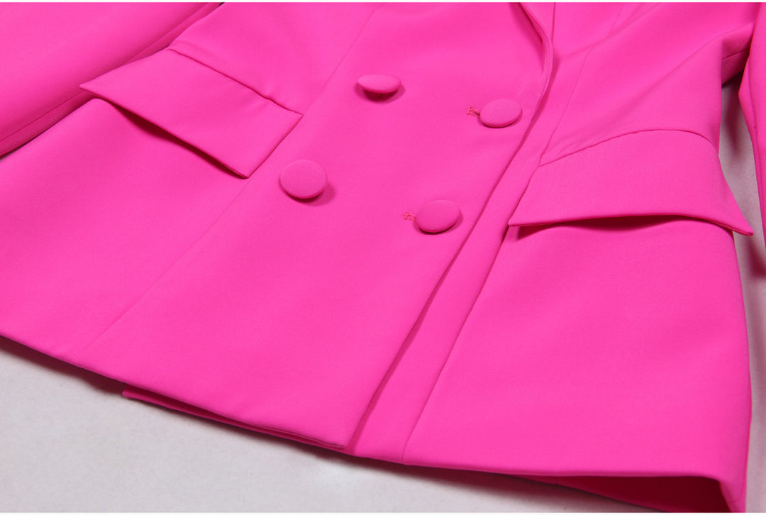 tailored three-piece suit set with corset top – VALENTINA