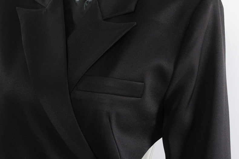 جاكيت بليزر مصمم خصيصًا بكتفين مكشوفتين - عاجي