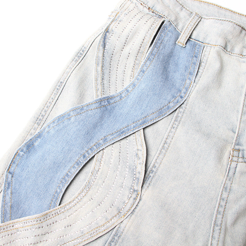 Haut à manches évasées plissées et ensemble jupe longue avec ceinture à la taille – Rosiny 