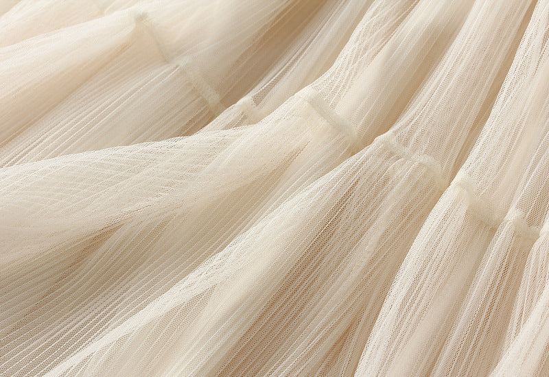 tiered pleated chiffon midi skirt – AUREN