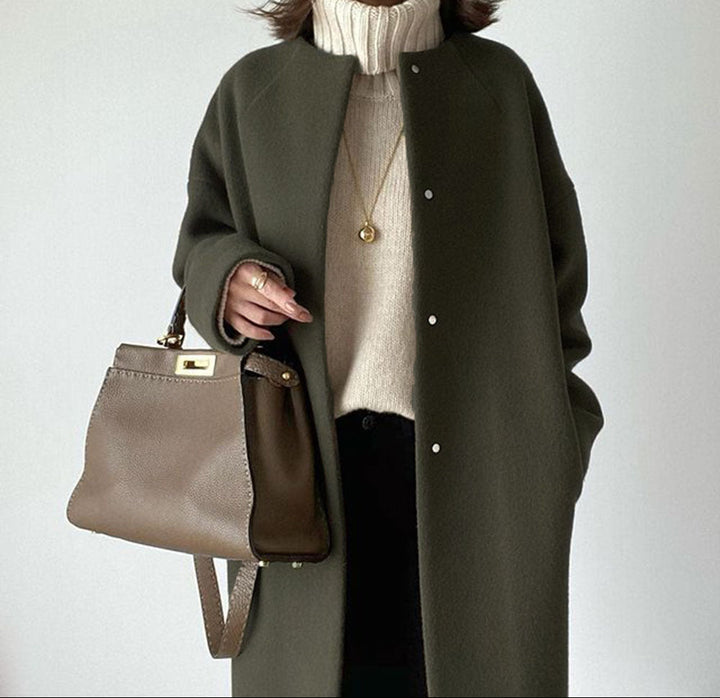 Plissiertes Oberteil mit ausgestellten Ärmeln und Maxirock-Set mit Taillengürtel – Rosiny 