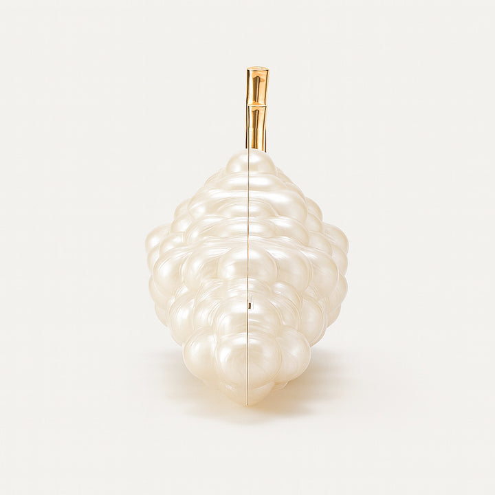 geweven rieten draagtas met dubbele leren handvatten – LÉONIE 