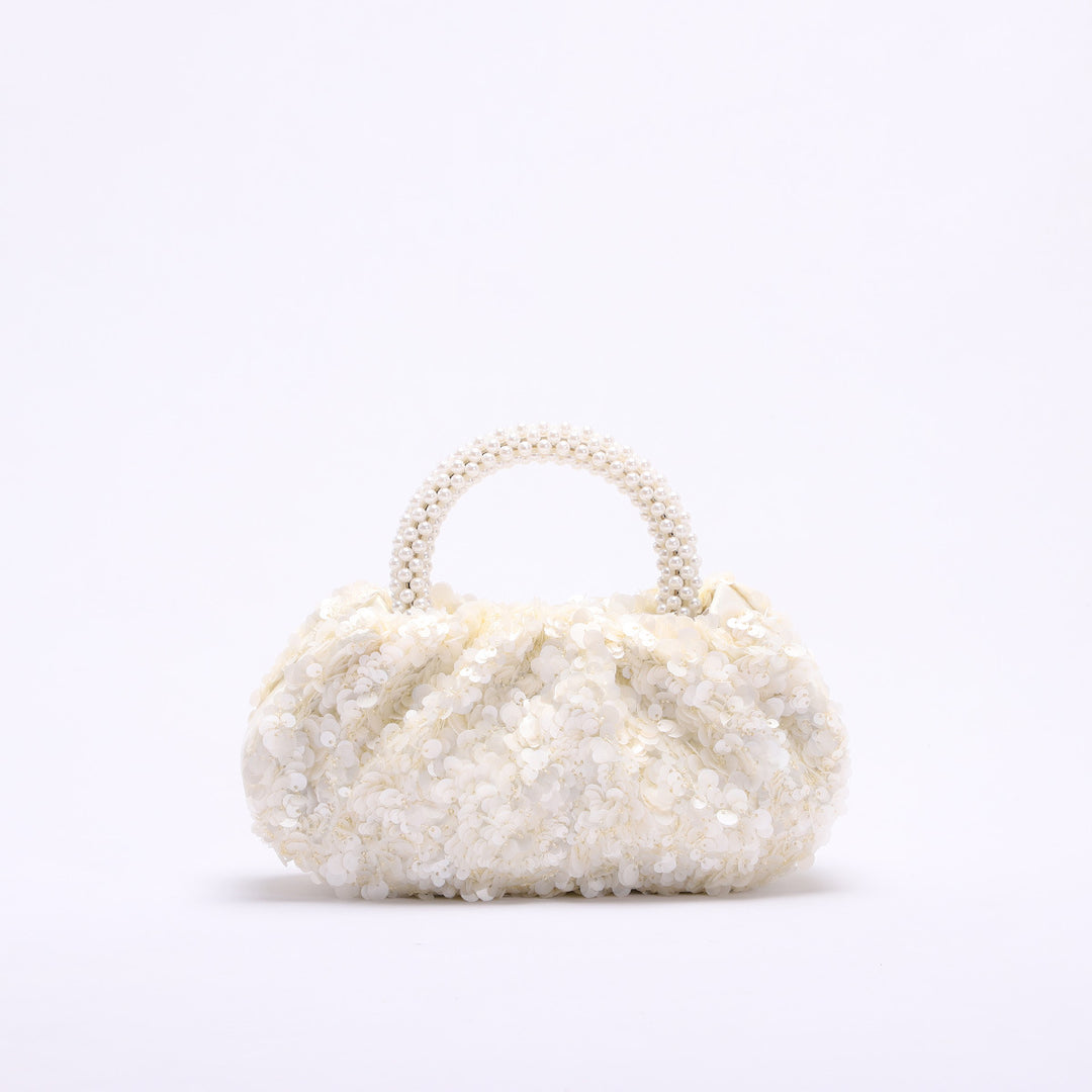 geweven rieten draagtas met dubbele leren handvatten – LÉONIE 