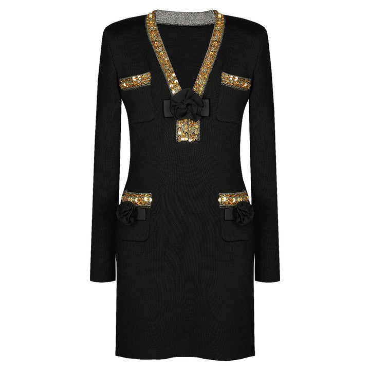 Geplooide top met uitlopende mouwen en maxi-rok set met tailleband – Rosiny 