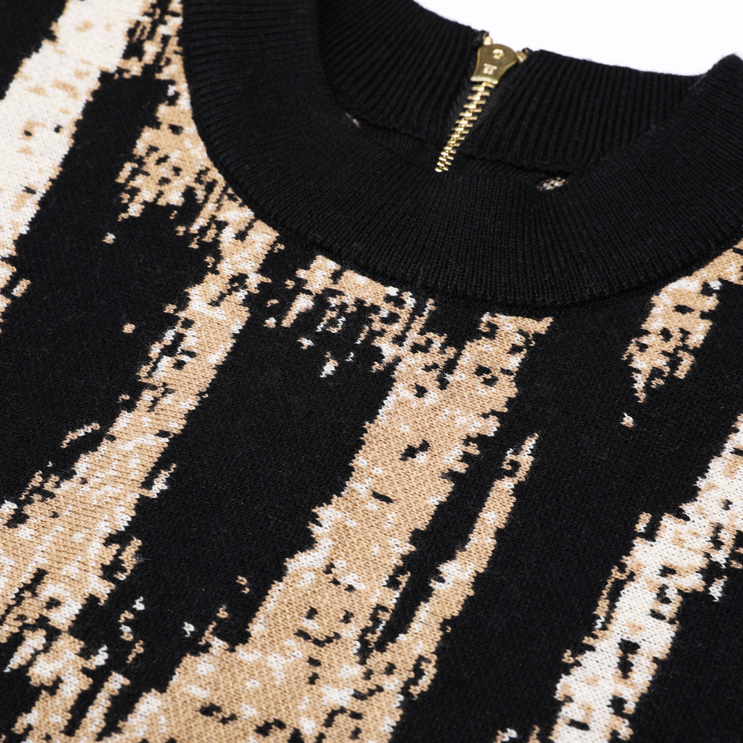 short sleeve flared dress with matching cardigan - ZARABI