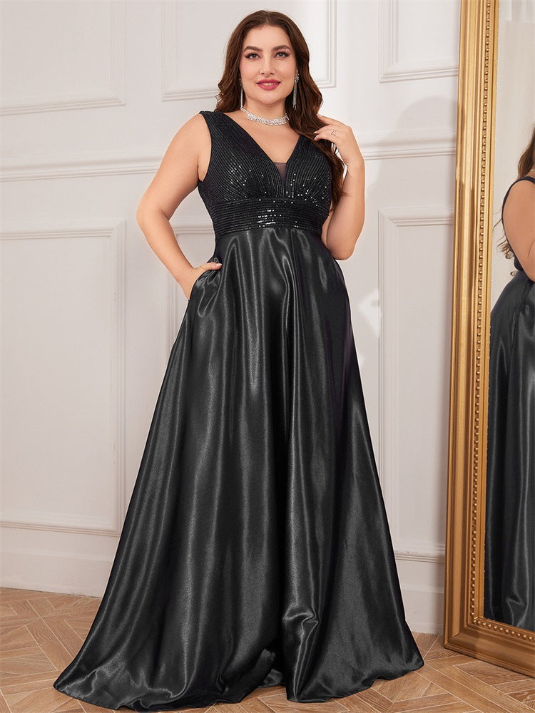 Geplooide top met uitlopende mouwen en maxi-rok set met tailleband – Rosiny 