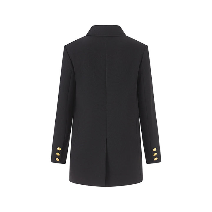 جاكيت مخملي بأزرار أمامية وحافة من الدانتيل الشفاف - صيفي