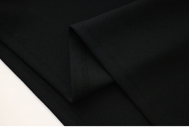 جاكيت مخملي بأزرار أمامية وحافة من الدانتيل الشفاف - صيفي