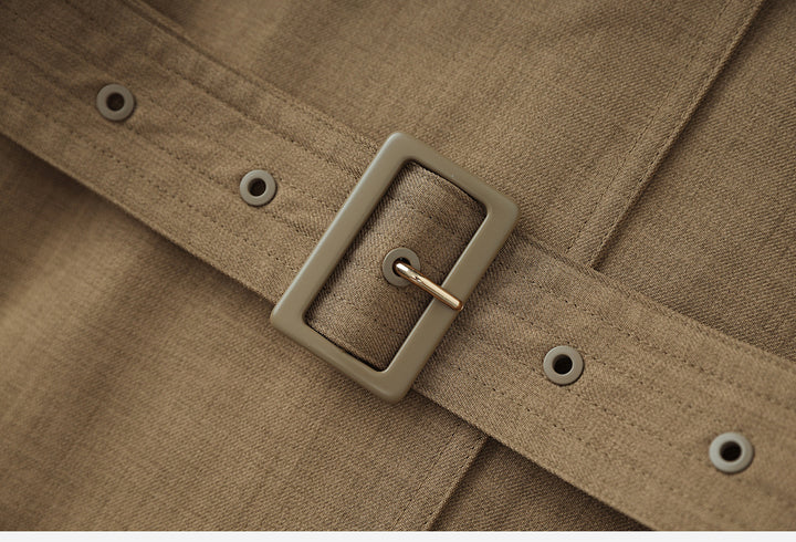 high-end belted trench coat – IMPERIA