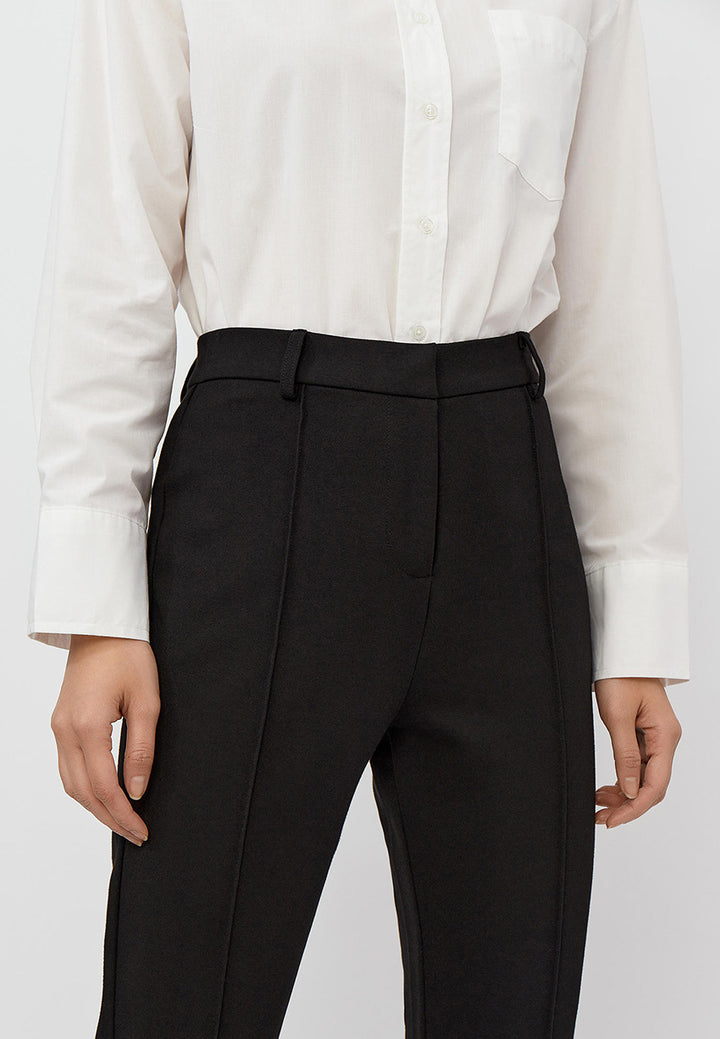 high-waist tailored flare pants – NOIRLINE
