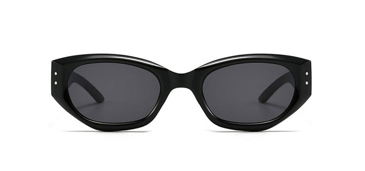 oversized square-frame sunglasses with bold temples - NOVAZKU