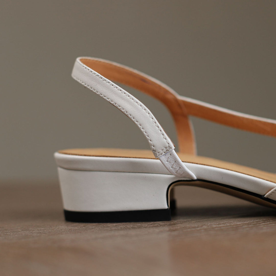 slingback pumps with contrast cap toe – CELINEDKI