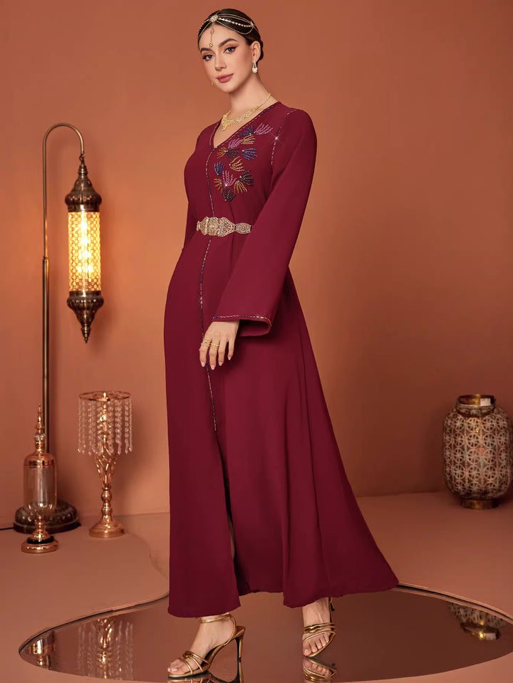 pleated sculptural evening dress with modern flow – LYRA