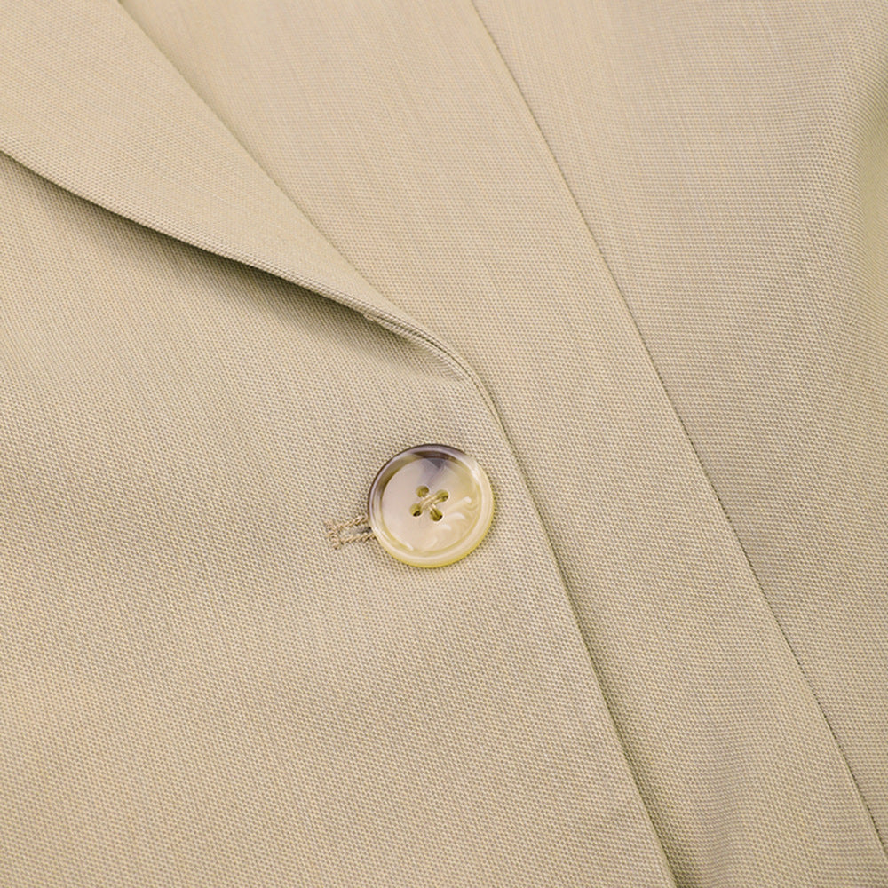 tailored blazer jacket with wide belt – SIENNAMI