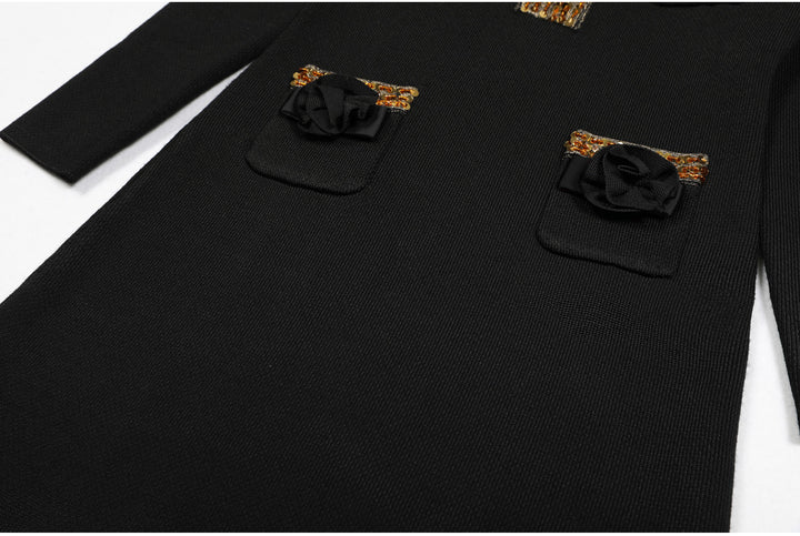 Geplooide top met uitlopende mouwen en maxi-rok set met tailleband – Rosiny 