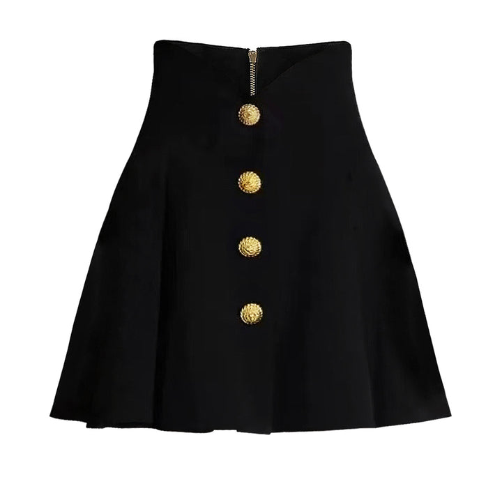 Plissiertes Oberteil mit ausgestellten Ärmeln und Maxirock-Set mit Taillengürtel – Rosiny 