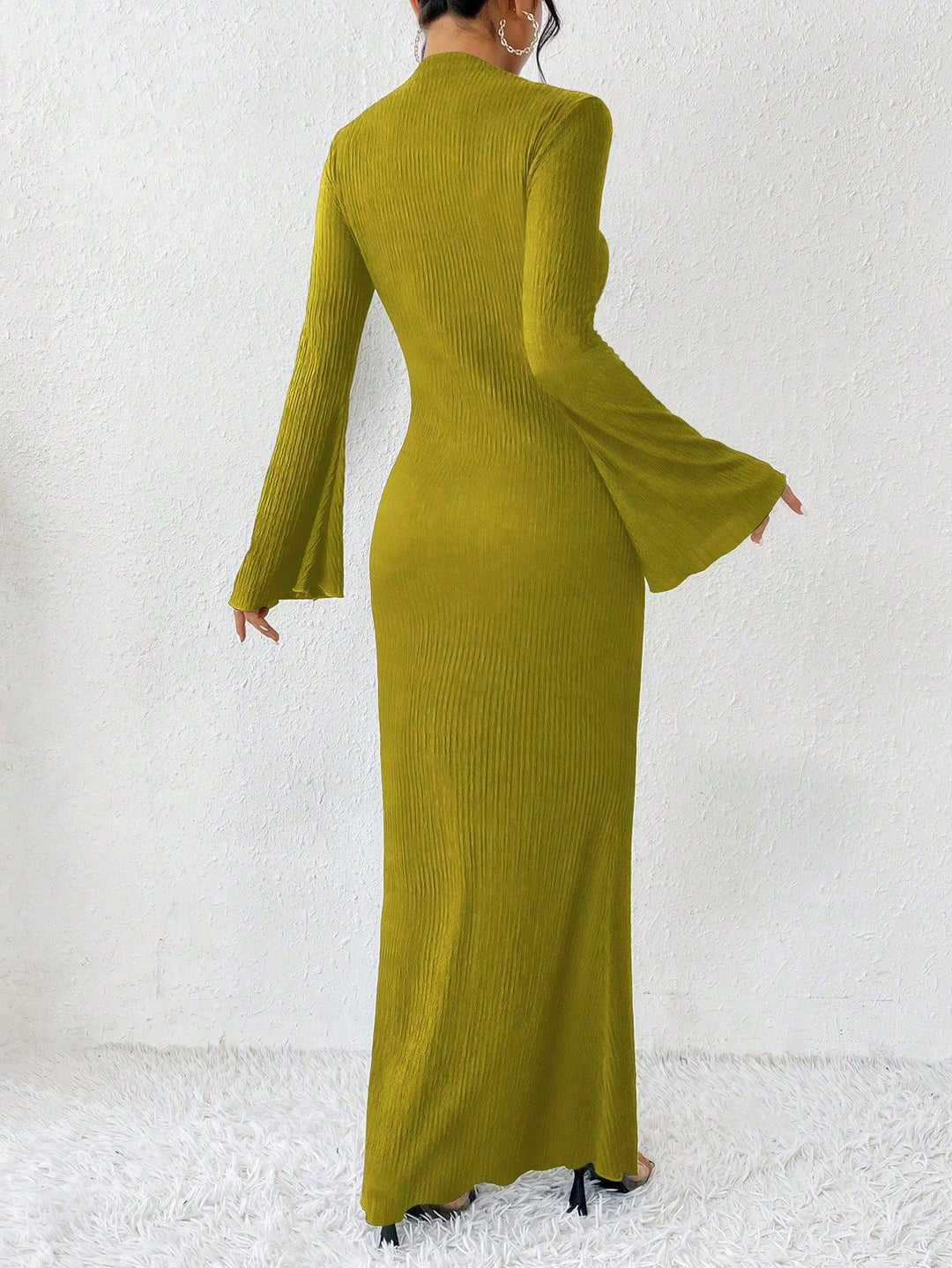 فستان ماكسي أنيق بأكمام طويلة – ليريا