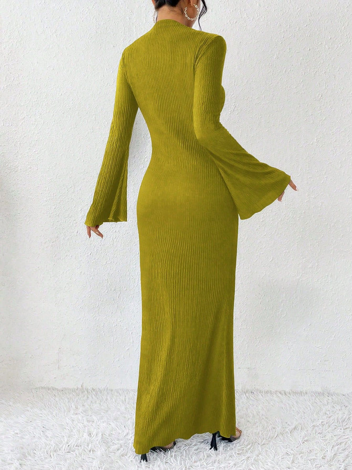 فستان ماكسي أنيق بأكمام طويلة – ليريا