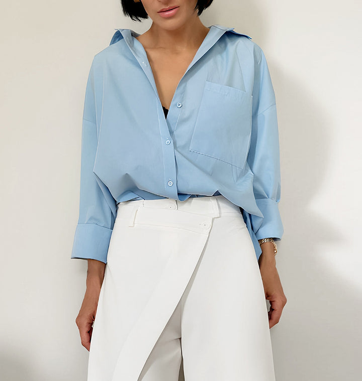 asymmetric overlay tailored pants – AVA