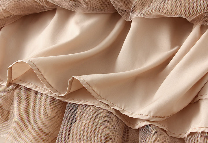 تنورة ميدي بقصة A وطبعة زهور أحادية اللون – إلارا