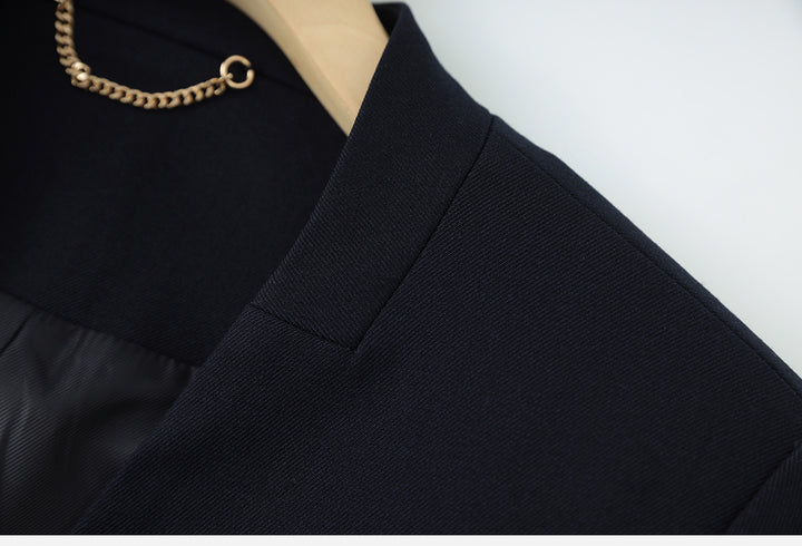 Belted wrap blazer and flared trousers set – IRON