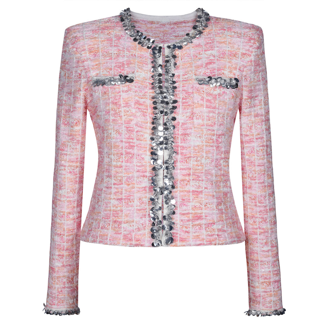 褶皱喇叭袖上衣和高腰裙套装，配腰带 – Rosiny 